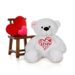 Big 5 Feet Personalized All Of Me Loves All Of You Teddy Bear - Choose From 7 Colors